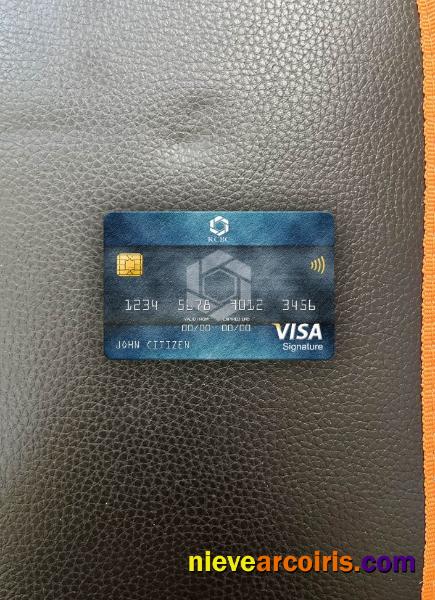 Philippines Rizal Commercial Banking Corporation (RCBC) visa signature card photolook